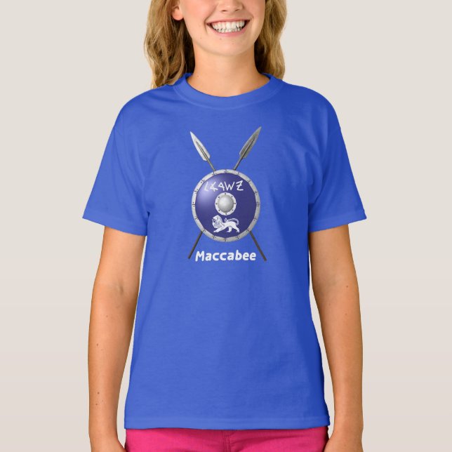 Camiseta Escudo Macabee Y Spears (Anverso)