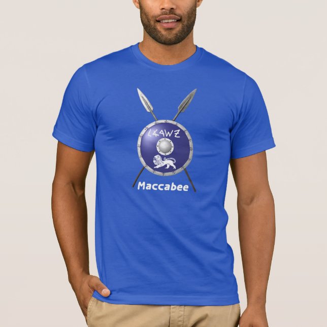 Camiseta Escudo Macabee Y Spears (Anverso)