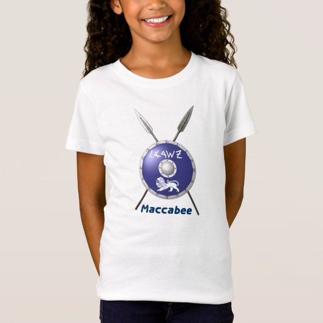 Camiseta Escudo Macabee Y Spears (Anverso)