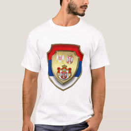 Camiseta Escudo medieval serbio Escudo de Serbia 1