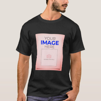 Camiseta Escudo minimalista personalizable "Tu logotipo aqu