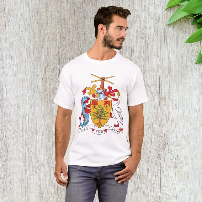 Camiseta Escudo nacional de armas de Barbados (Subido por el creador)