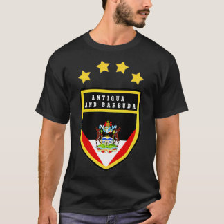 Camiseta Escudo nacional de bolsillo de Antigua y Barbuda