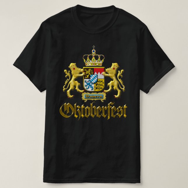 Camiseta Escudo Oktoberfest Bavaria (Diseño del anverso)