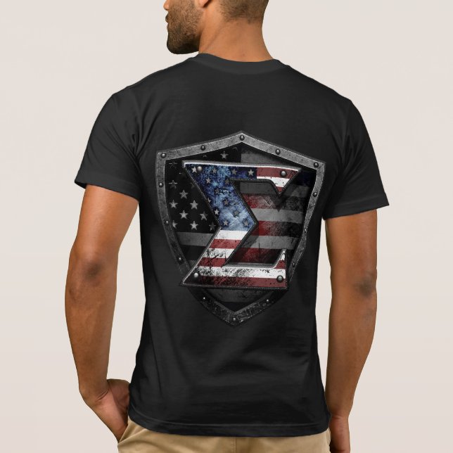 Camiseta Escudo patriótico SIGMA (Reverso)
