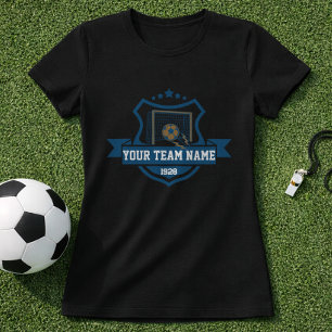 Camiseta Escudo personalizado de equipo de fútbol con nombr