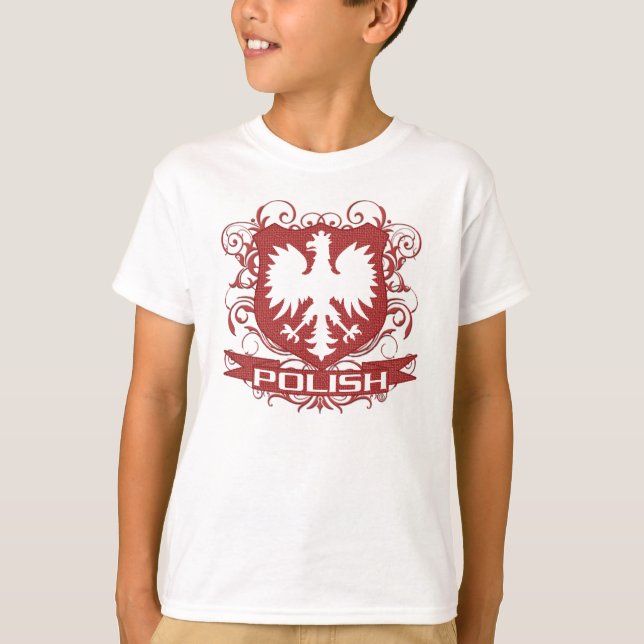 Camiseta Escudo polaco de Eagle (Anverso)