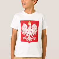 Escudo polaco del rojo de Eagle