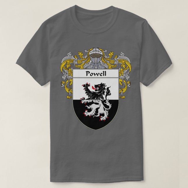 Camiseta Escudo Powell de armas Powell (Diseño del anverso)