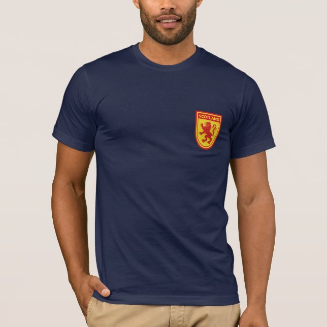 Camiseta Escudo Rampant de León de Escocia (Anverso)