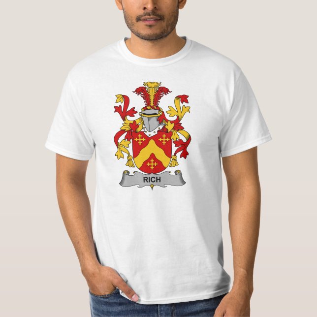 Camiseta Escudo rico de la familia (Anverso)