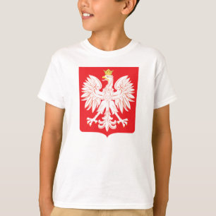 Camiseta Escudo rojo de águila polaca