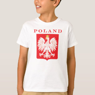 Camiseta Escudo rojo del águila de Polonia