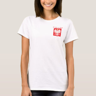 Camiseta Escudo rojo del águila de Polonia