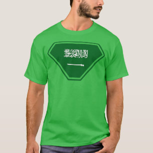 Camiseta Escudo SuperEmpoderado de Arabia Saudita
