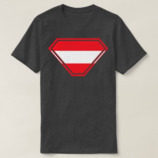 Camiseta Escudo SuperEmpoderado de Austria (Diseño del anverso)