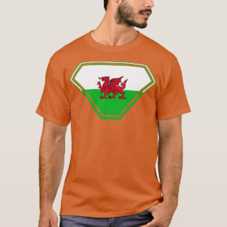 Camiseta Escudo SuperEmpoderado de Gales