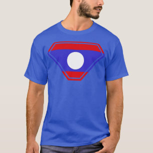 Camiseta Escudo superpotenciado de Laos