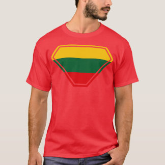 Camiseta Escudo superpotenciado de Lituania