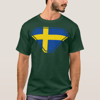 Camiseta Escudo superpotenciado de Suecia