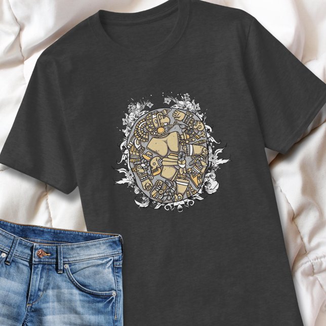 Camiseta Escudo Tribal Azteca De Guerreros (Subido por el creador)