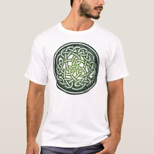 Camiseta Escudo verde céltico