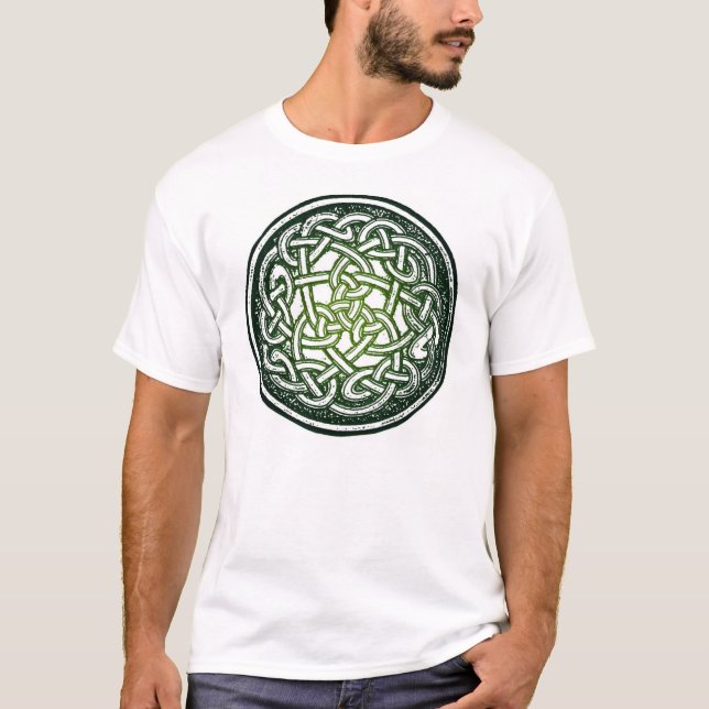 Camiseta Escudo verde céltico (Anverso)