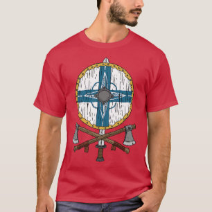 Camiseta Escudo vikino Emblema de la OTAN Finlandia