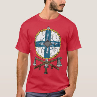 Camiseta Escudo vikino Emblema de la OTAN Finlandia