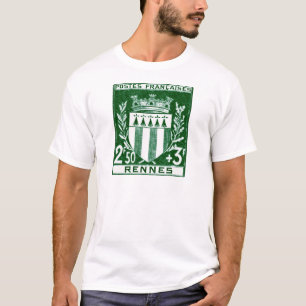 Camiseta Escudo vintage de Arms Rennes, Francia