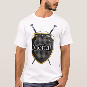 Camiseta Escudo y espadas de la tela escocesa de tartán de