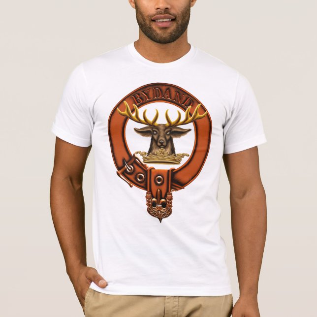 Camiseta Escudo y Targe de la familia de Gordon del clan (Anverso)