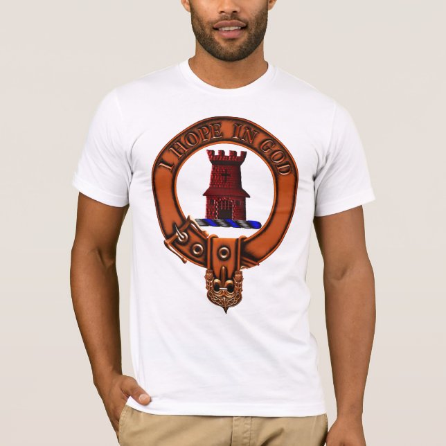 Camiseta Escudo y Targe de la familia de Macnaughton del (Anverso)