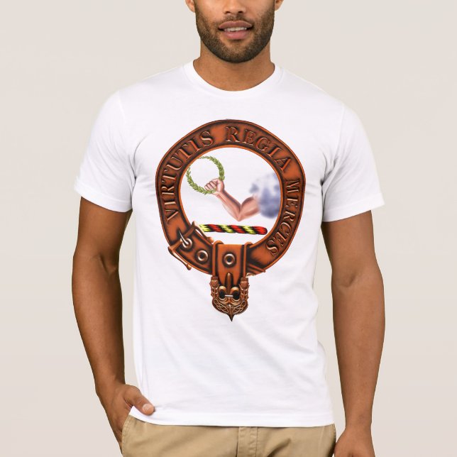 Camiseta Escudo y Targe de la familia de Skene del clan (Anverso)