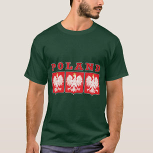 Camiseta Escudos de águila de Polonia