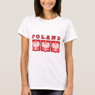 Camiseta Escudos de águila de Polonia