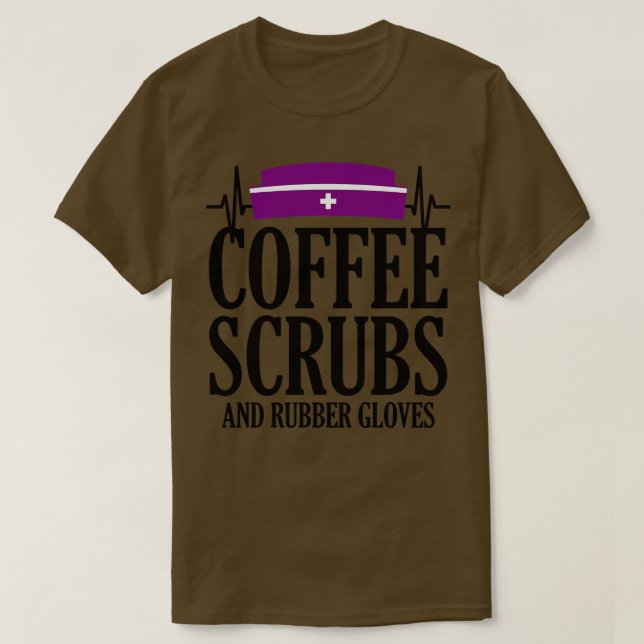 Camiseta Escudos de café y guantes de goma 1 (Diseño del anverso)