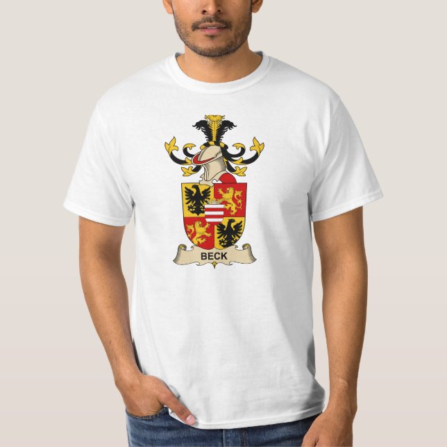 Camiseta Escudos de la familia de Beck (Anverso)