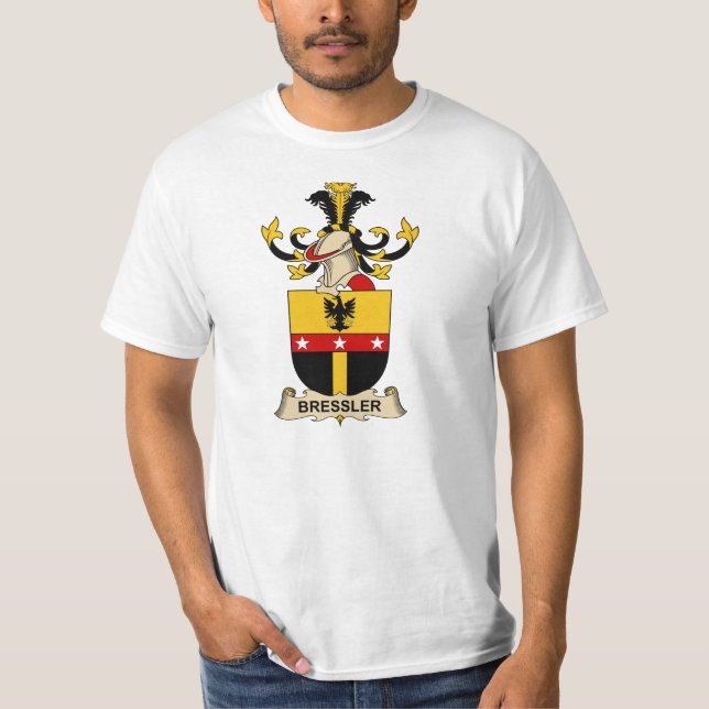 Camiseta Escudos de la familia de Bressler (Anverso)