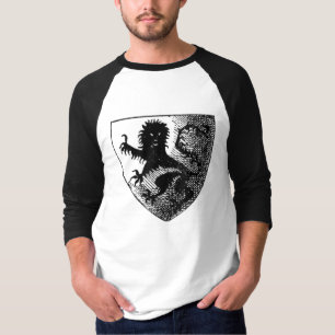 Camiseta Escudos medievales camisas masculinas