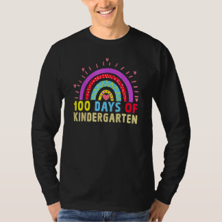 Camiseta Escuela 100 días arcoiris 100 días de guardería