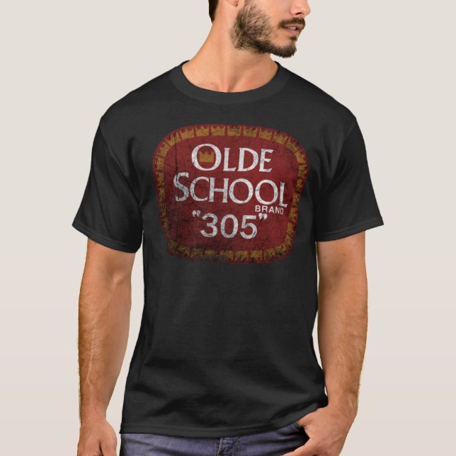 Camiseta Escuela "305" de Olde Miami (Anverso)