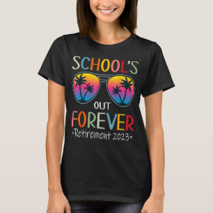 Camiseta Escuela abandonada para siempre profesor jubilado
