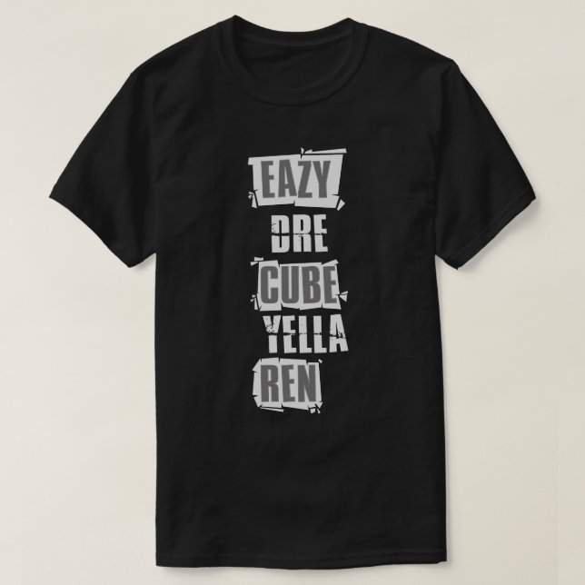 Camiseta Escuela antigua de Hiphop de la NWA (Diseño del anverso)