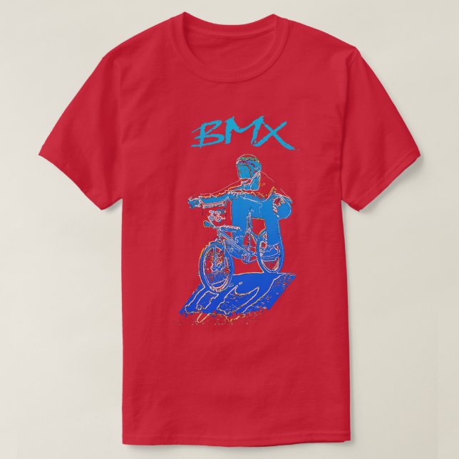 Camiseta Escuela antigua de raza BMX (Diseño del anverso)