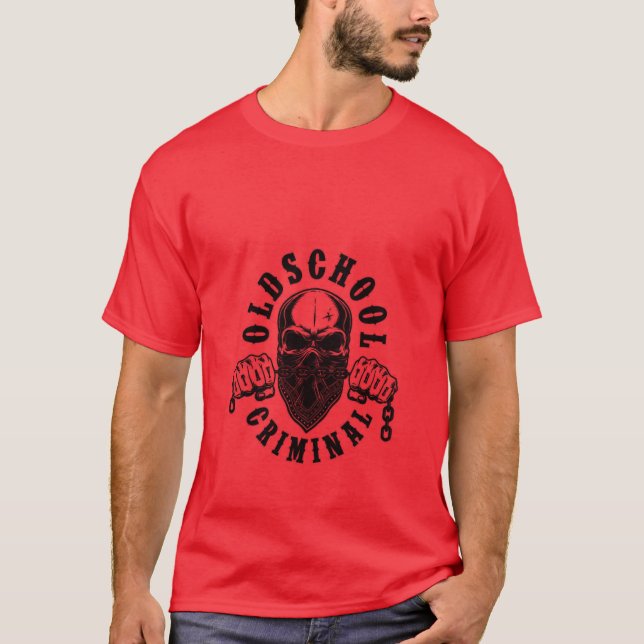 Camiseta Escuela antigua - Mantente verdadero (Anverso)