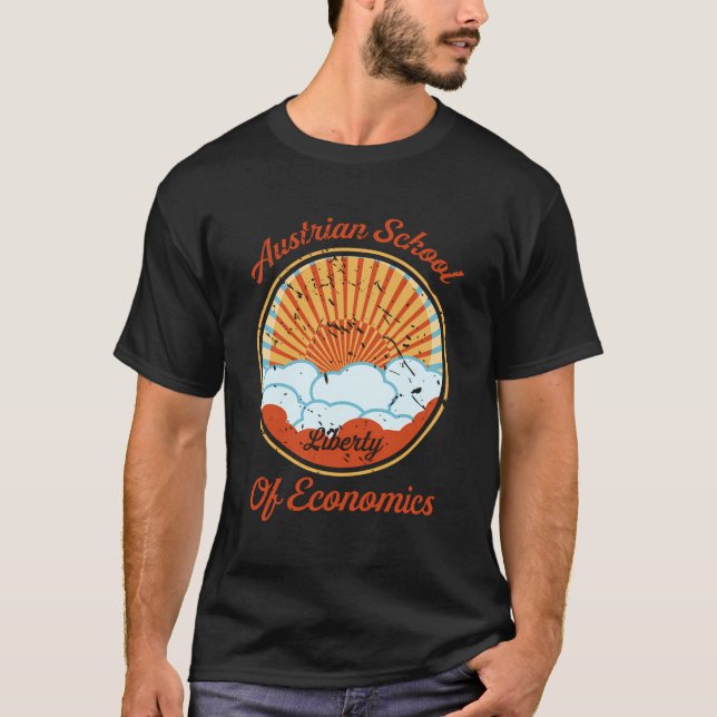 Camiseta Escuela Austríaca De Capitalismo Económico (Anverso)