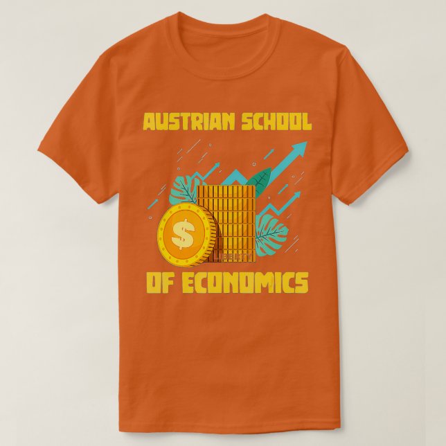 Camiseta Escuela Austríaca De Capitalismo Económico (Diseño del anverso)