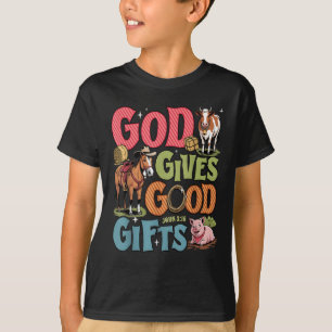 Camiseta Escuela Bíblica de Vacaciones Yee Haw Granja de An