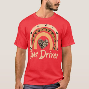 Camiseta Escuela Boho Rainbow Leopard Cheetah